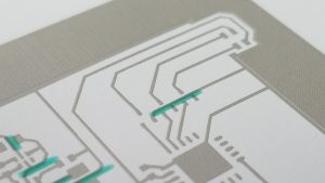 sensors printed on material