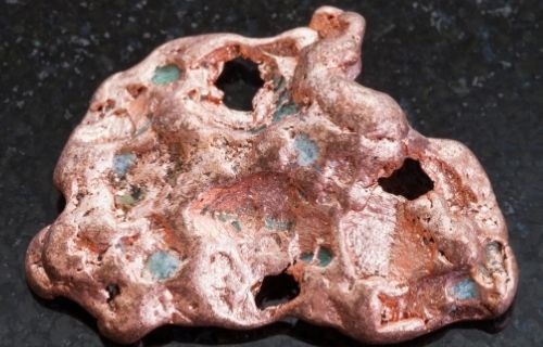old piece of copper from history