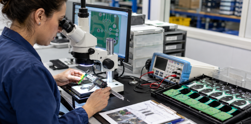 Printed electronics quality inspection