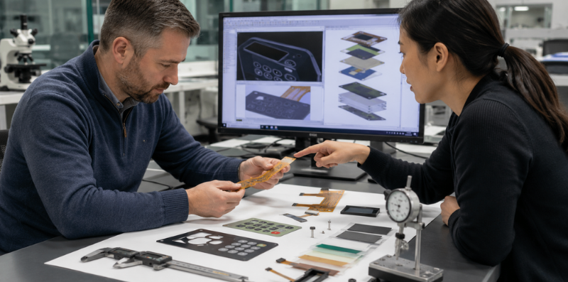 DFM review for printed electronics