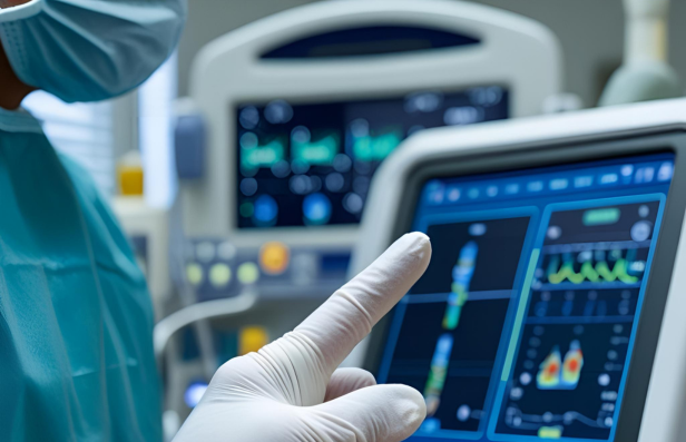 Focus on usability and sterility aspects of touchscreens