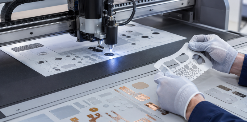 Digital knife cutting Process