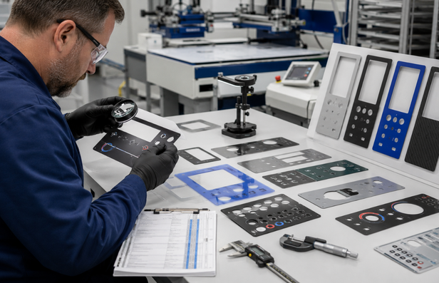 Graphic overlay quality inspection