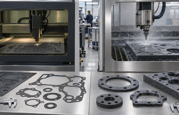 Between the “Laser Cutting” and “Waterjet Cutting” sections