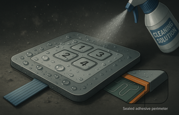 Sealed membrane switch durability test