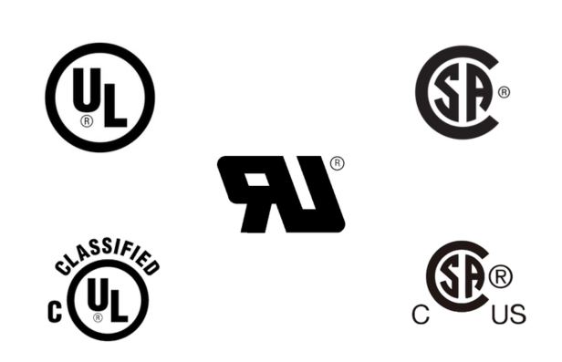 UL &amp; CSA Approved Markings