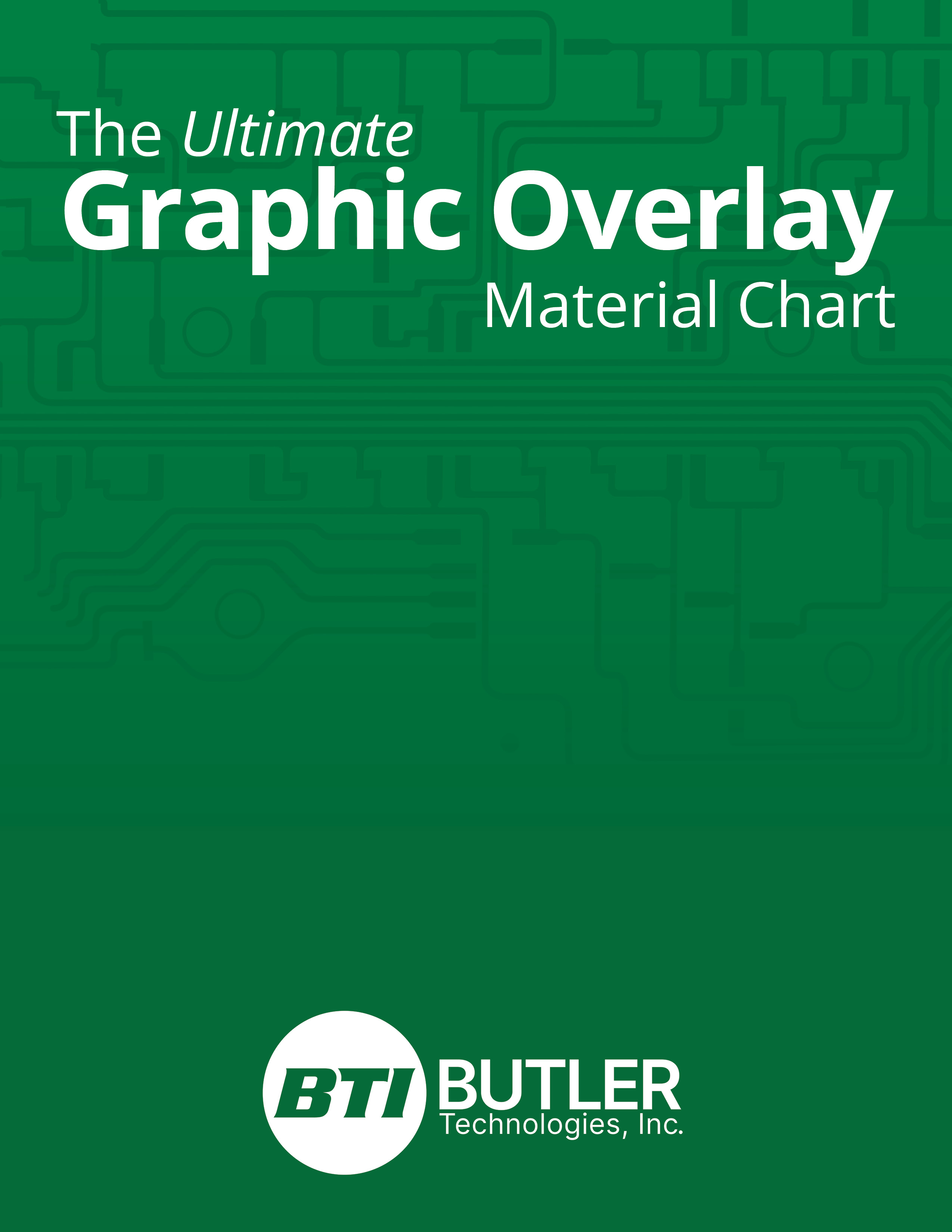 Graphic Overlay Material Selection Chart Image