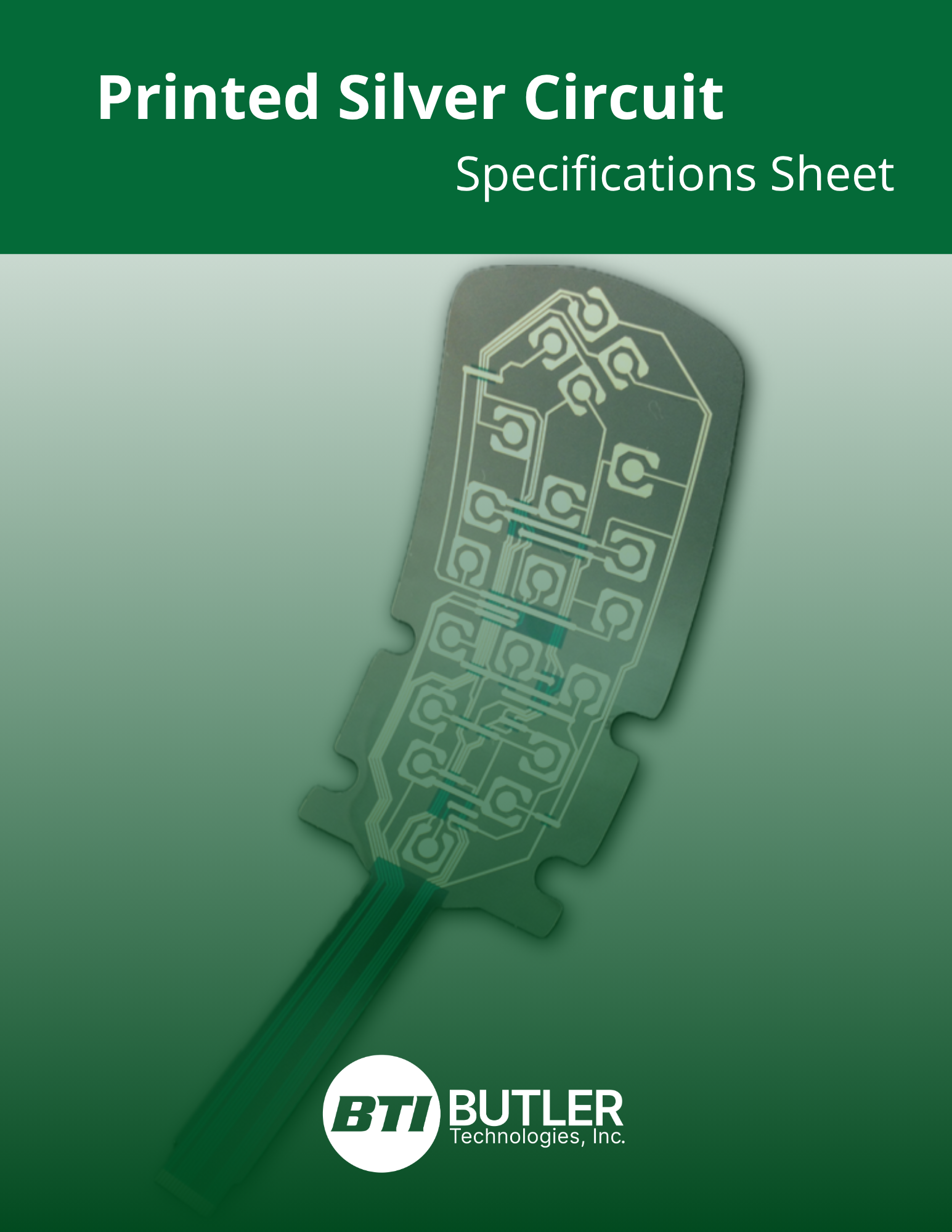Printed Silver Ciruit Spec Sheet Cover Image