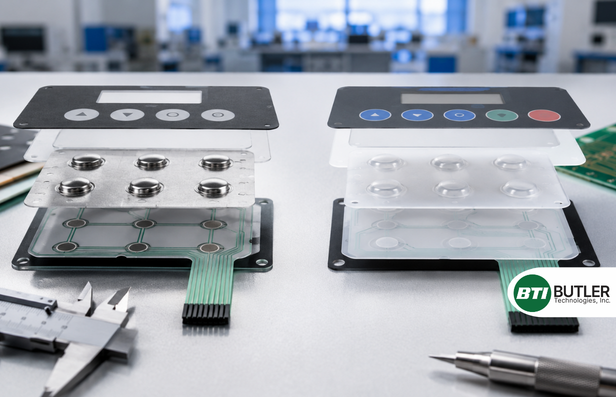 Metal Dome vs Polydome Membrane Switches: Engineering Comparison and Application Fit