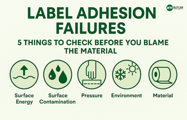 Label Adhesion Failures: 5 Things to Check Before You Blame the Material